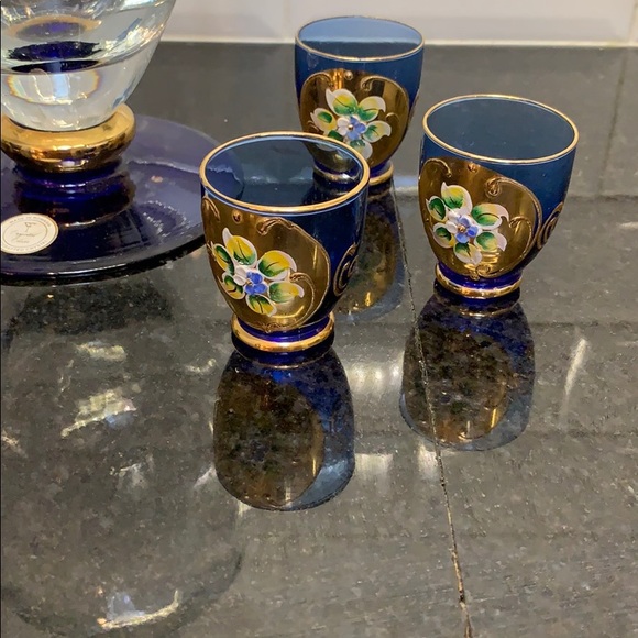 Vintage Romanian Decanter set